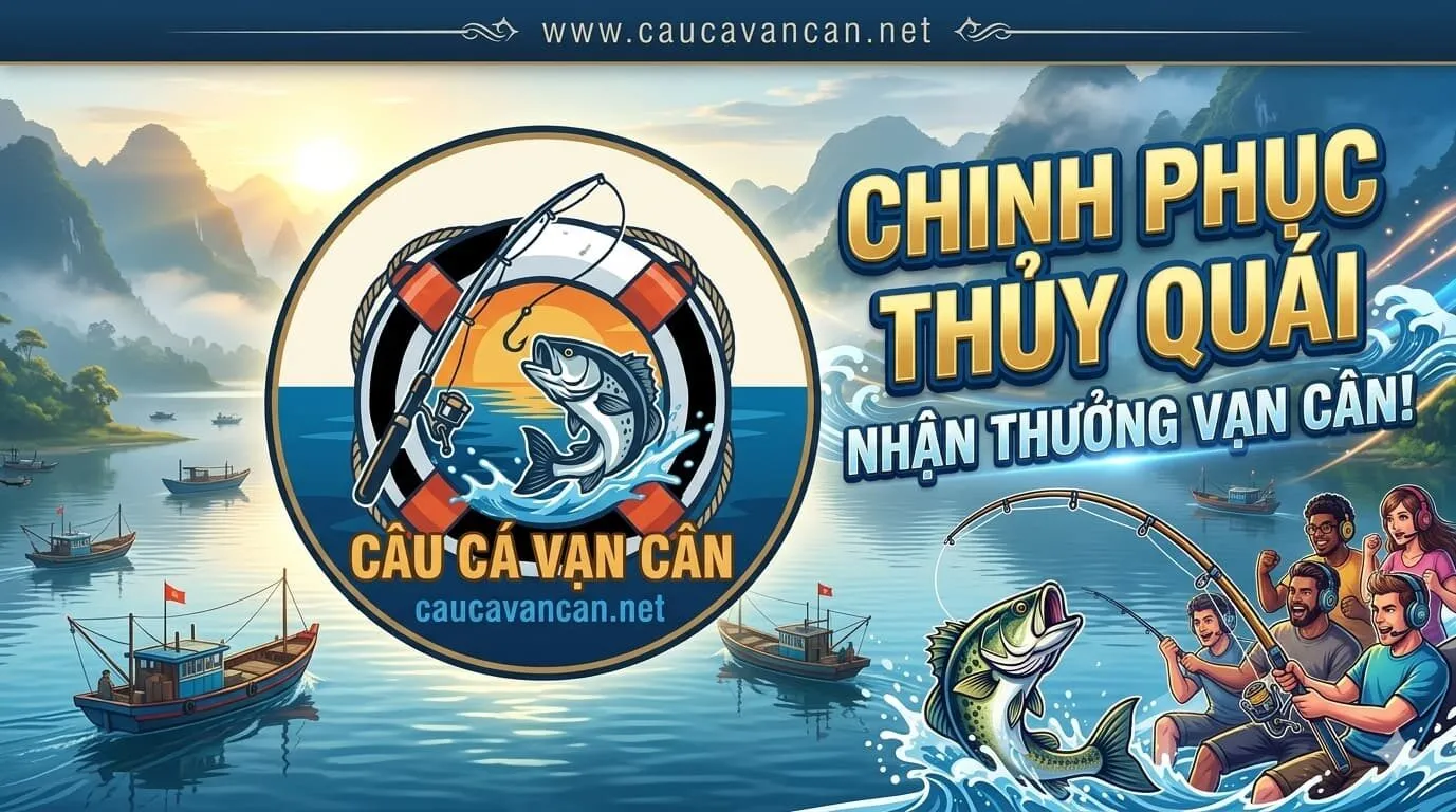 banner câu cá vạn cân