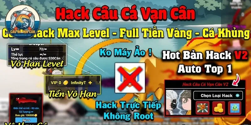 Cách Hack Level Trong Câu Cá Vạn Cân Tăng Cấp Nhanh