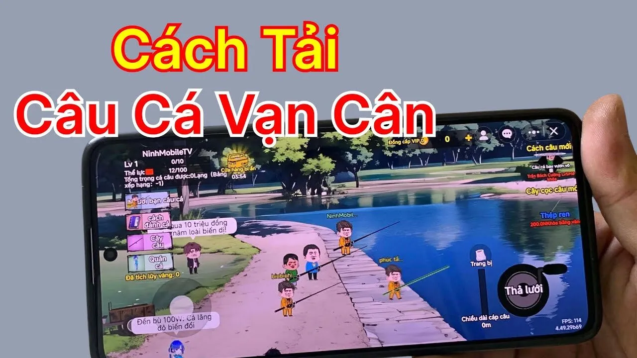 Cách tải game Câu Cá Vạn Cân trên Moblie